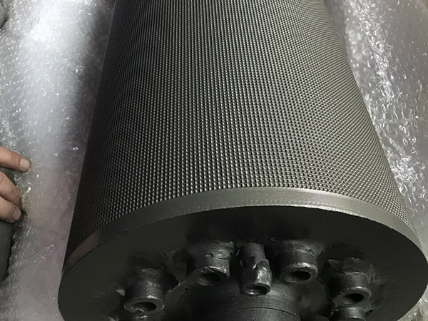 网纹滚筒特氟龙防粘耐磨处理 - 宏远特氟龙喷涂